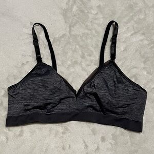 2/$8 Hanes Multiway Strap Grey Spacedye Sports Bra
